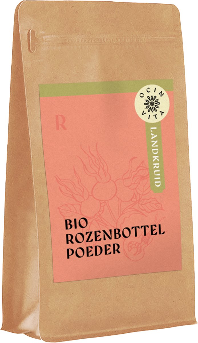 Goedkoopste Rozenbottel Poeder 250g – Natuurlijke Bron van Vitamine C – Zachtfrisse Smaak & Rijke Voedingswaarde – 100 Puur uit de Natuur – Ocin Vita