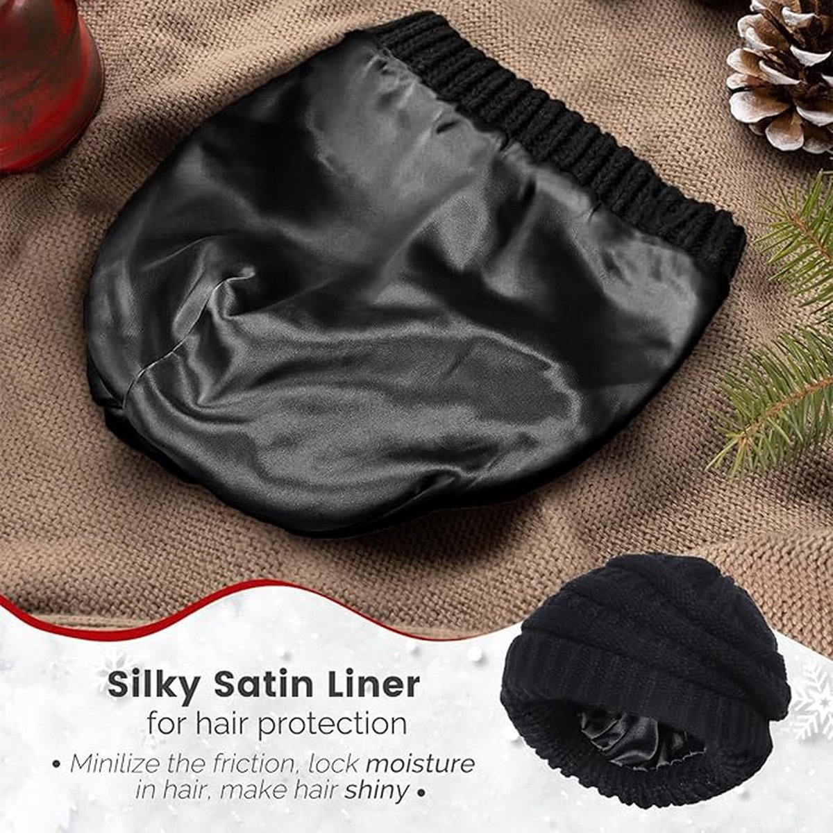 Vilna Gebreide Muts met Klep by Lierys - € 29,95