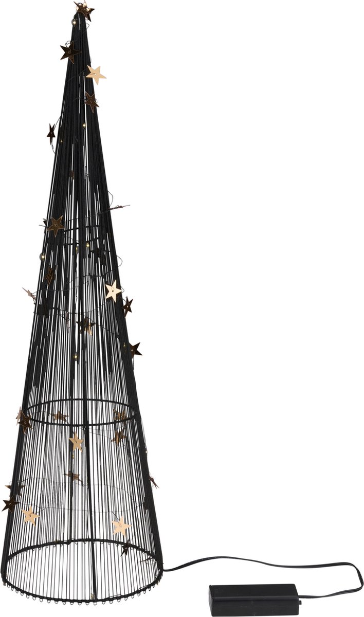 Arti Casa LED Kerstdecoratie - Kegelvormige Kerstverlichting 51 cm - Warm Wit - Geschikt voor Binnen en Buiten - Modern Design - Op Batterijen