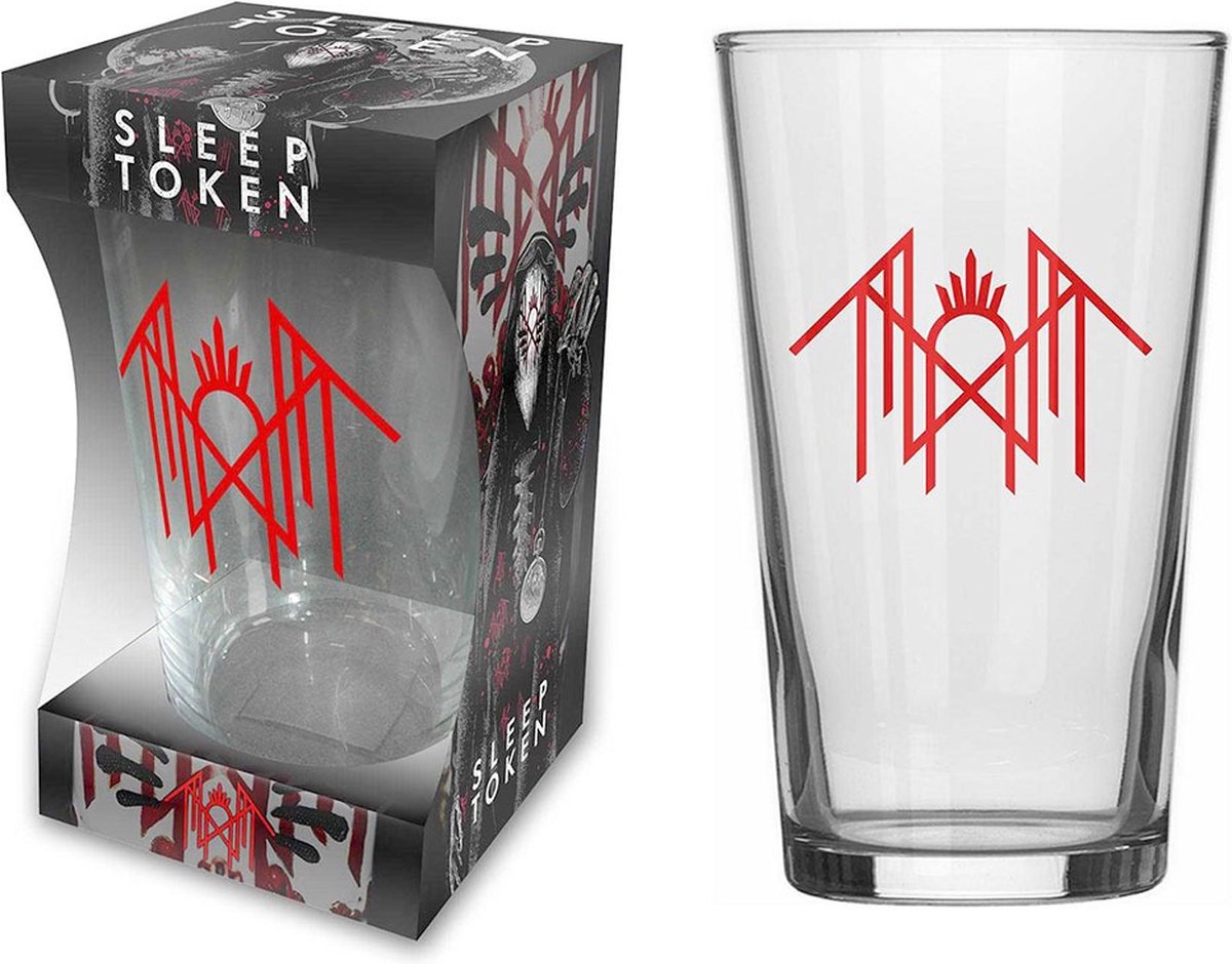 Sleep Token Sigil Bierglas transparant Glas Unisex - Band merch, Bands