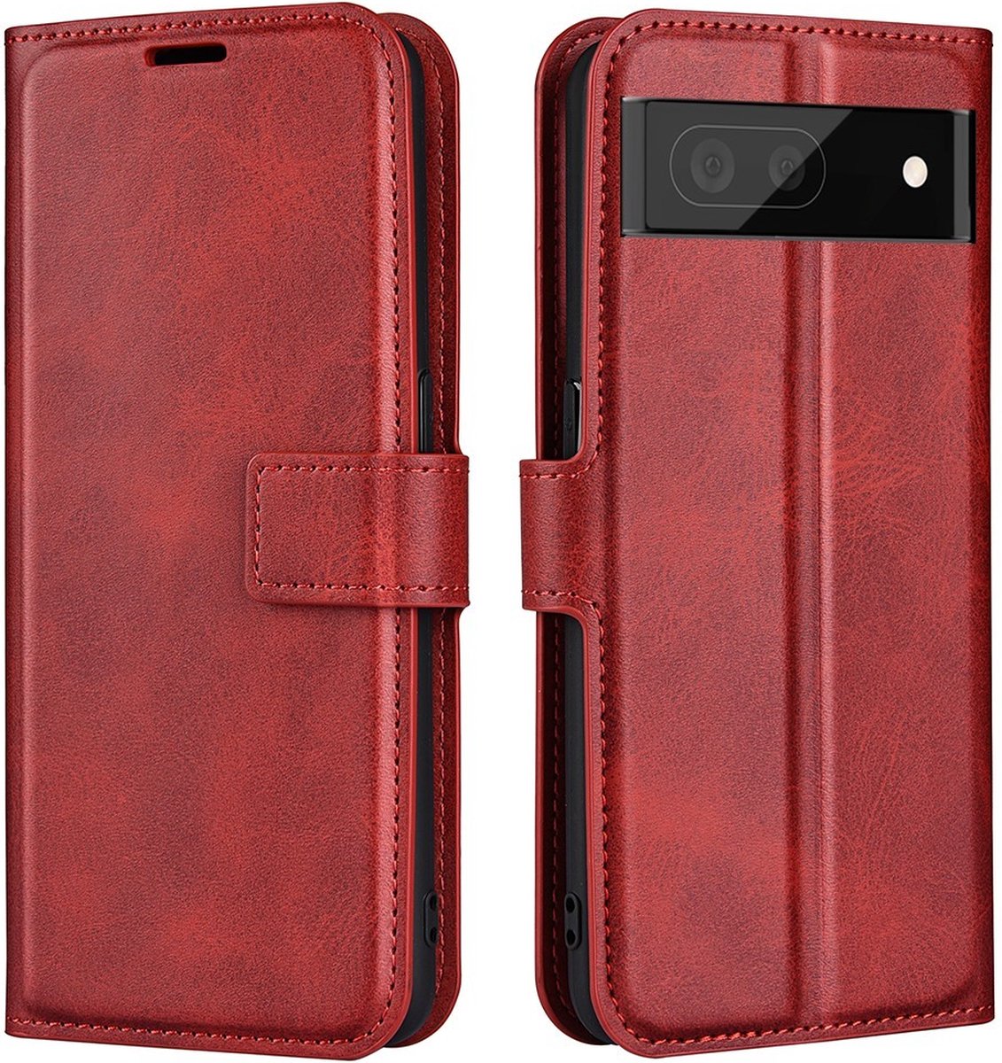 Coverup Hoesje - Geschikt voor Google Pixel 7 Pro Hoesje - Coverup Deluxe Book Case - Rood