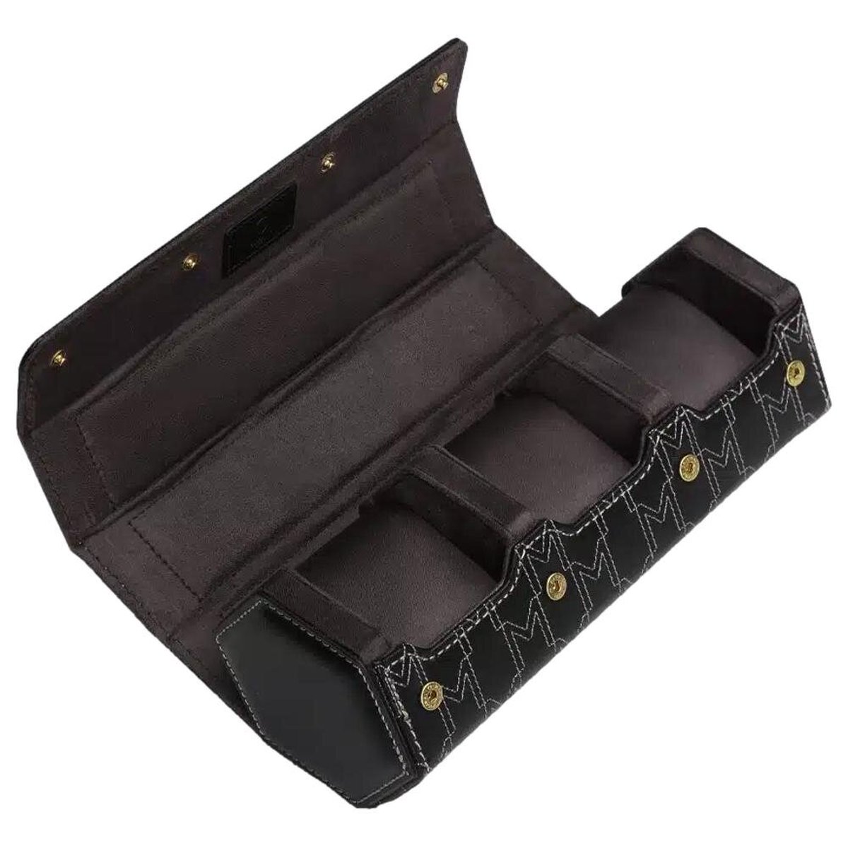 Modalo - 320311 - Uhrenrolle voor 3 Horloges - zwart - Sirius