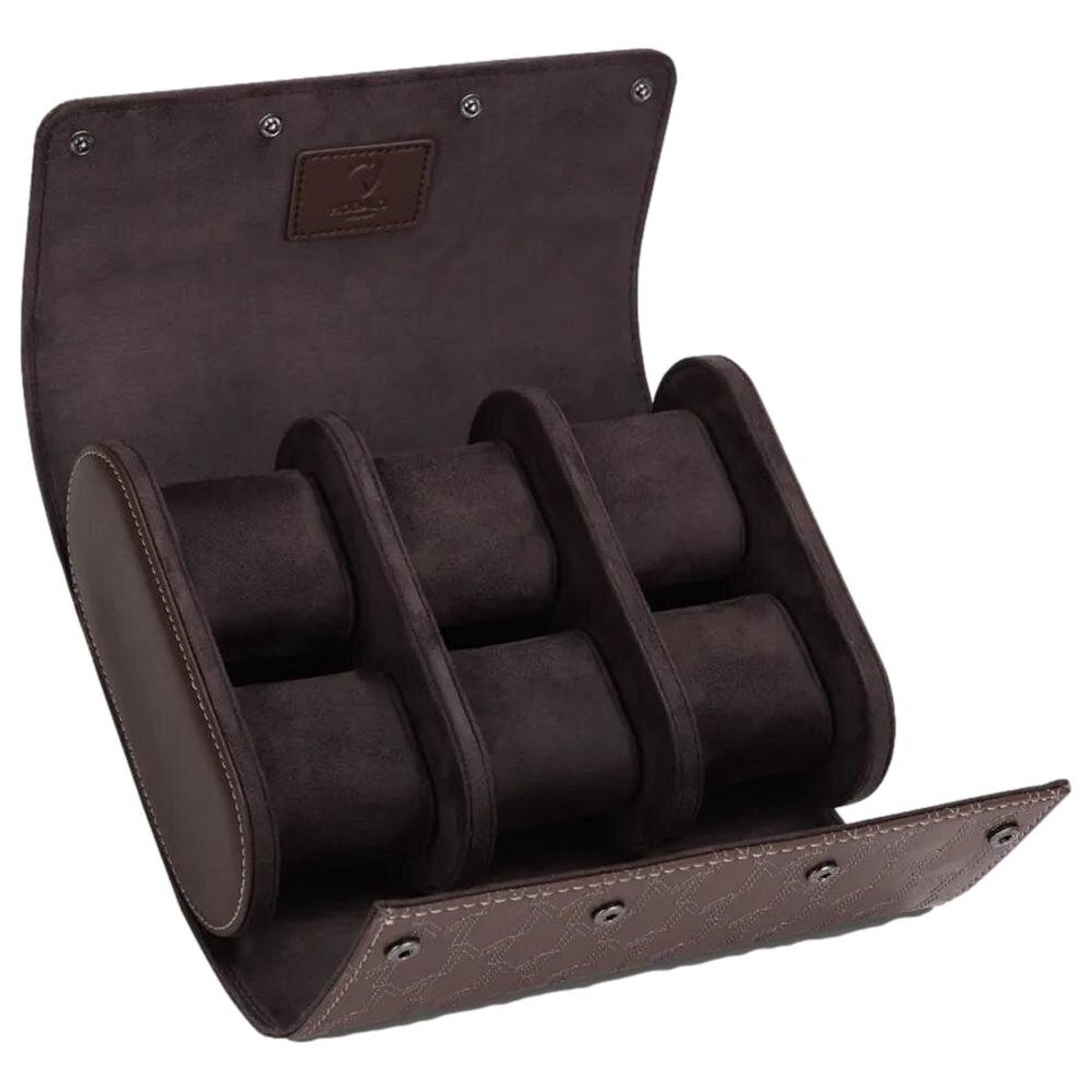 Modalo - 310691 - Uhrenrolle voor 6 Horloges - mahonie-bruin - Optimus