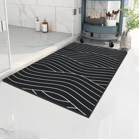 Diatomiet Steen Badmat Anti-slip (60 x 39 cm)| Sneldrogende