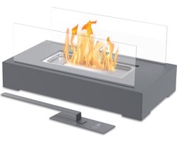 Bon Bon Fire® Tafelhaard - Roestvrijstaal - Sfeerhaard - Voor Binnen en Buiten - Bio Ethanol Brander