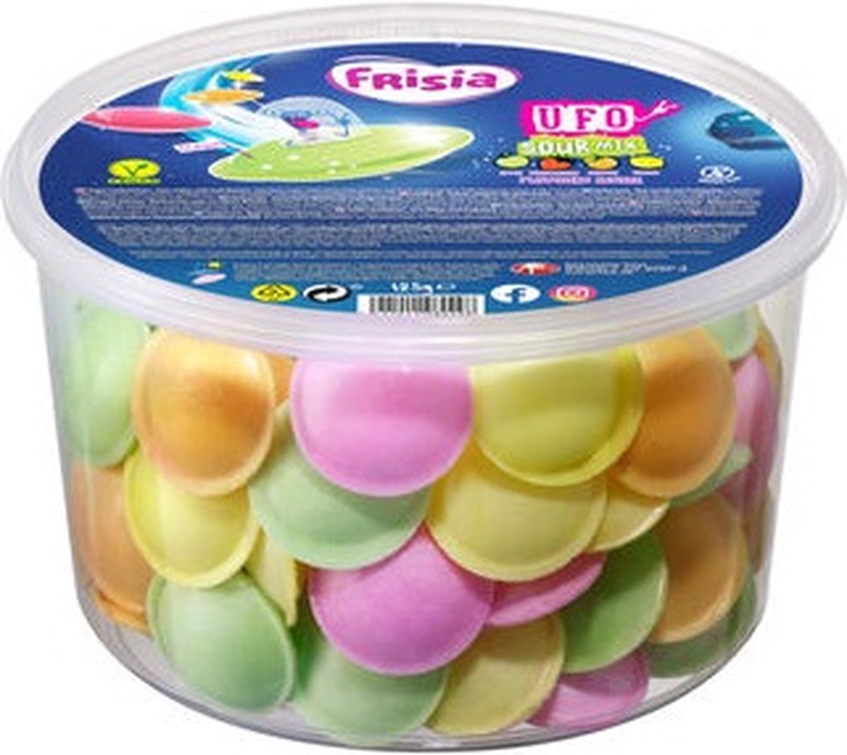 FRISIA ZEGELS UFOS TUBO 100P 125GR