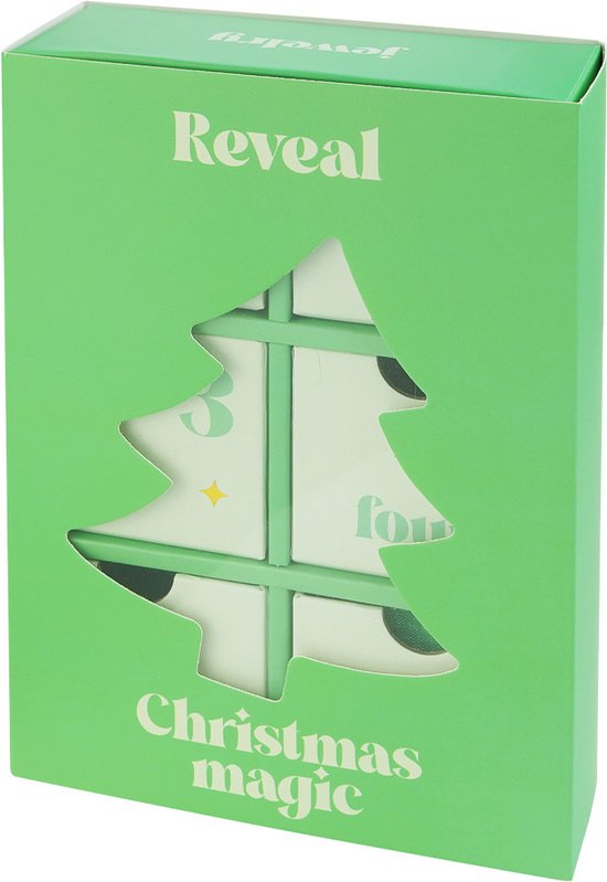 Yehwang adventkalender - Kerstboom - Goudkleurig - Stainless steel