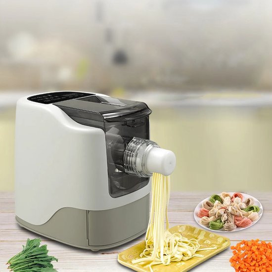 Automatische noodle maker - Noodle pers - Pastamachine Elektrisch - Automatische Pastamachine - Noodle Maker - 480g Meelcapaciteit - 65-75r/min Snelheid - Inclusief 13 Mallen — afbeelding 4