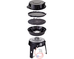 CADAC Dometic - Safari Chef 30 LP Deluxe - Multifunctionele Camping BBQ - Inclusief 4 kookoppervlakken