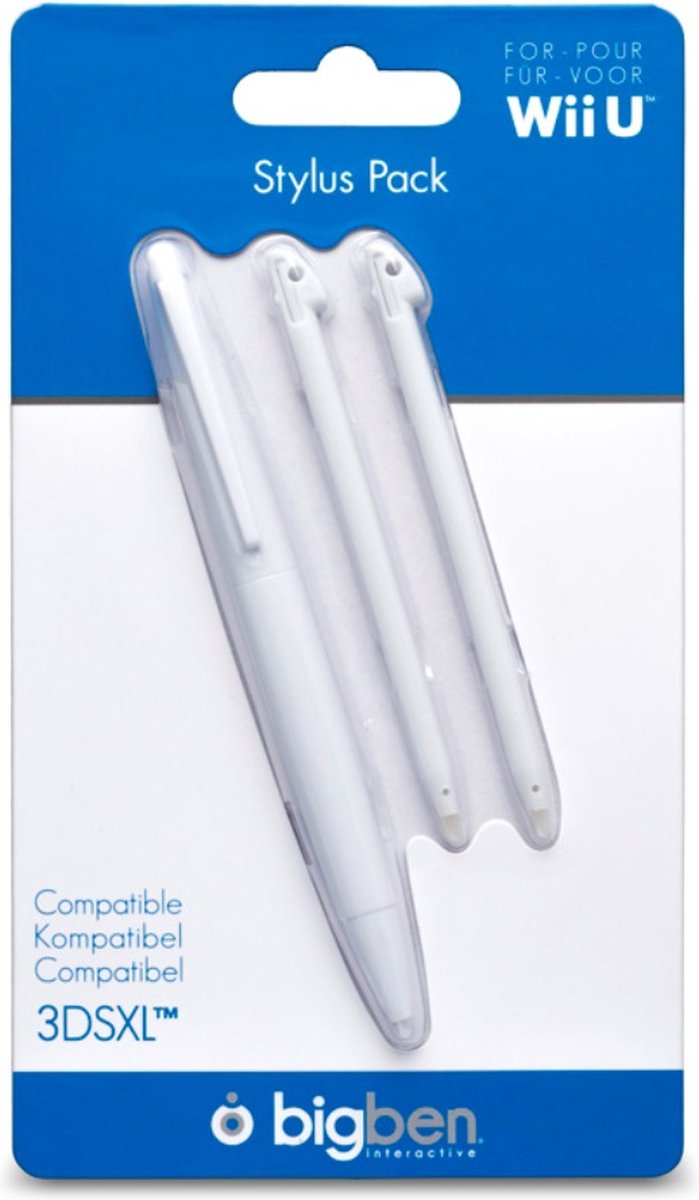 Stylusset Wit voor Wii U/3DS XL