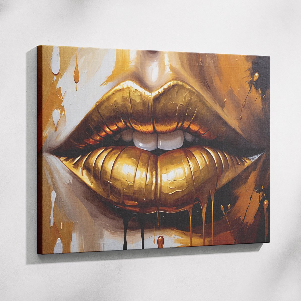 Saammp Muurcirkel Hout - Tijger met oranje oog - Natuur - Dieren - Ø 80 - Wandcirkel - Wanddecoratie Cirkel - muurdecoratie Woonkamer - Slaapkamer decoratie - Rond Schilderij