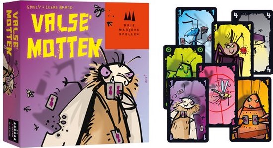 999 Games - Valse Motten - Kaartspel - Familiespel - Actiespel