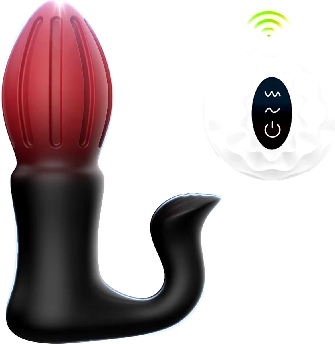 Buttplug - prostaat vibrator - Unisex - vibratiestanden - Anaal - Siliconen