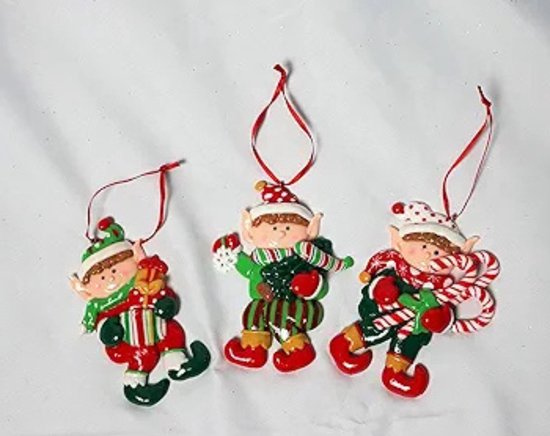 Baker Ross FE902 Kerstboom draaiende decoraties - Pak van 3, houten
