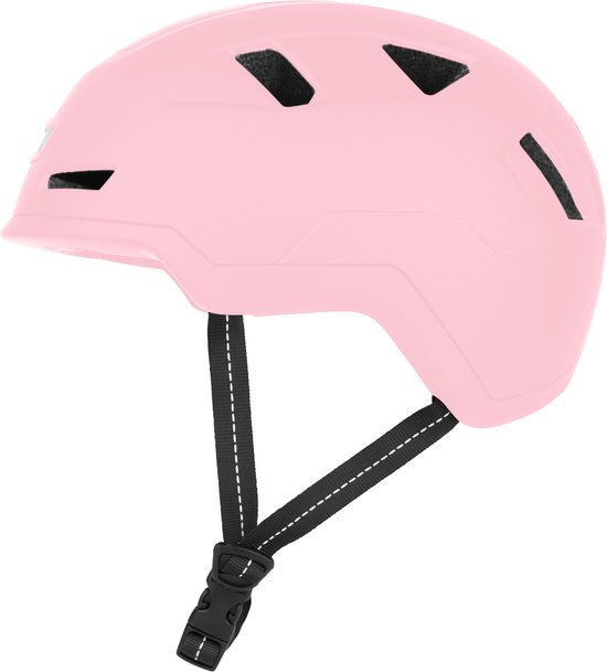 VINZ Nevis Speed Pedelec Helm Roze | NTA 8776 goedgekeurd | Dames Snorfiets helm Snorscooter | Geschikt voor Helmplicht Blauw Kenteken - M