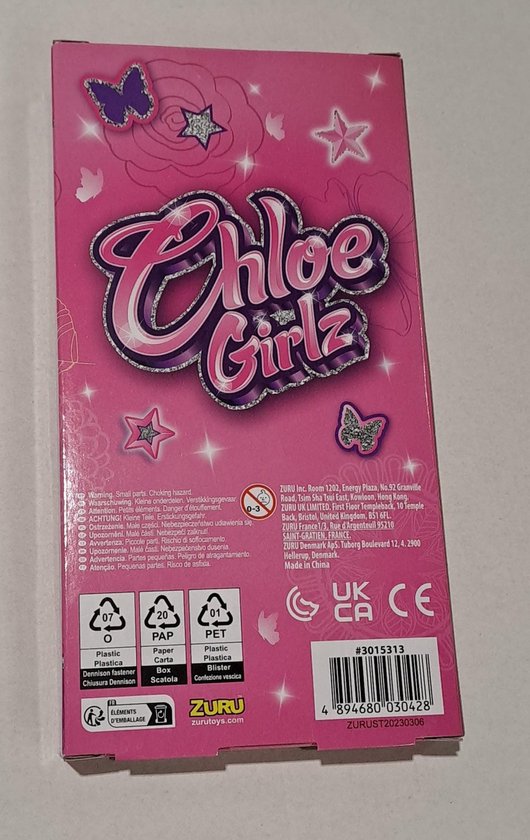Chloe Girlz Poppenkleding Roze Avondjurk van Chloe Girlz — afbeelding 2