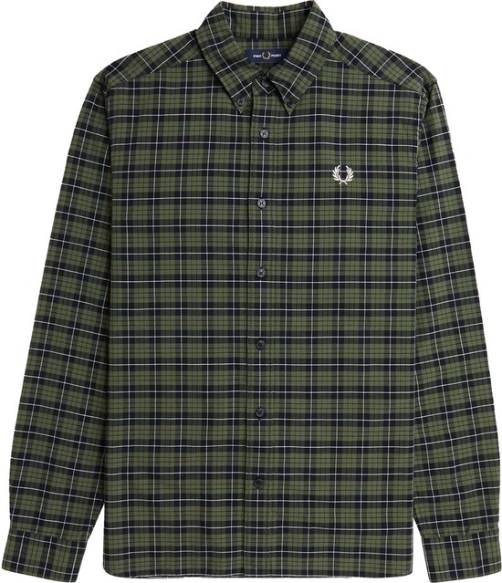 Fredperry Fp Tartan Oxford Overhemd - Streetwear - Volwassen