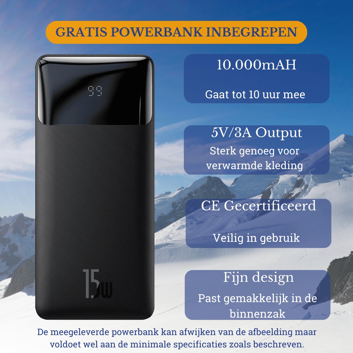 MaNMaNing Trui met capuchon met vijf zones, USB-verwarming, uniseks, voor de winter, thermische print, casual, oplaadbaar, warm, zacht, bescherming tegen de kou, Zwart, XXL