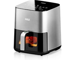 MazrekuHome® - Airfryer XXL - Airfryers - 5 Liter elektrische friteuse - Anti aanbak en zichtbaar raam - Voor het hele gezin