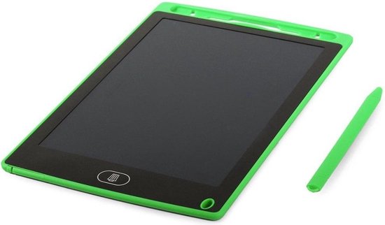 GROEN 8.5” LCD Tekentablet voor Kinderen – Herbruikbaar Tekenscherm – Veilig & Duurzaam – Perfect Cadeau voor Jongens en Meisjes