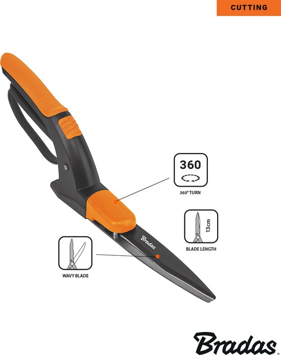 Bradas Grasschaar 13cm - 360° van Bradas — afbeelding 2