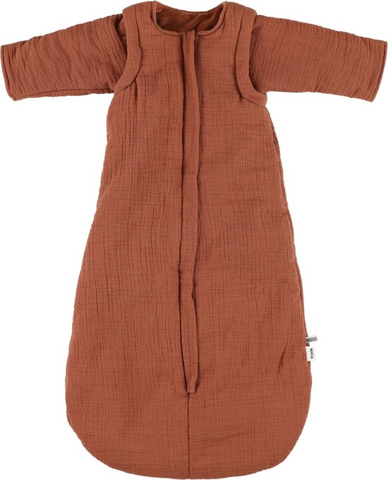 Trixie Slaapzak - Bliss Rust - Winterslaapzak Baby - 87cm - Trappelzak - Geschikt voor in de autostoel