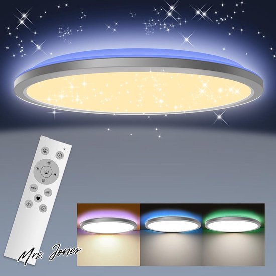 VivaLet 2 Stück LED Deckenleuchte mit Bewegungsmelder 28W