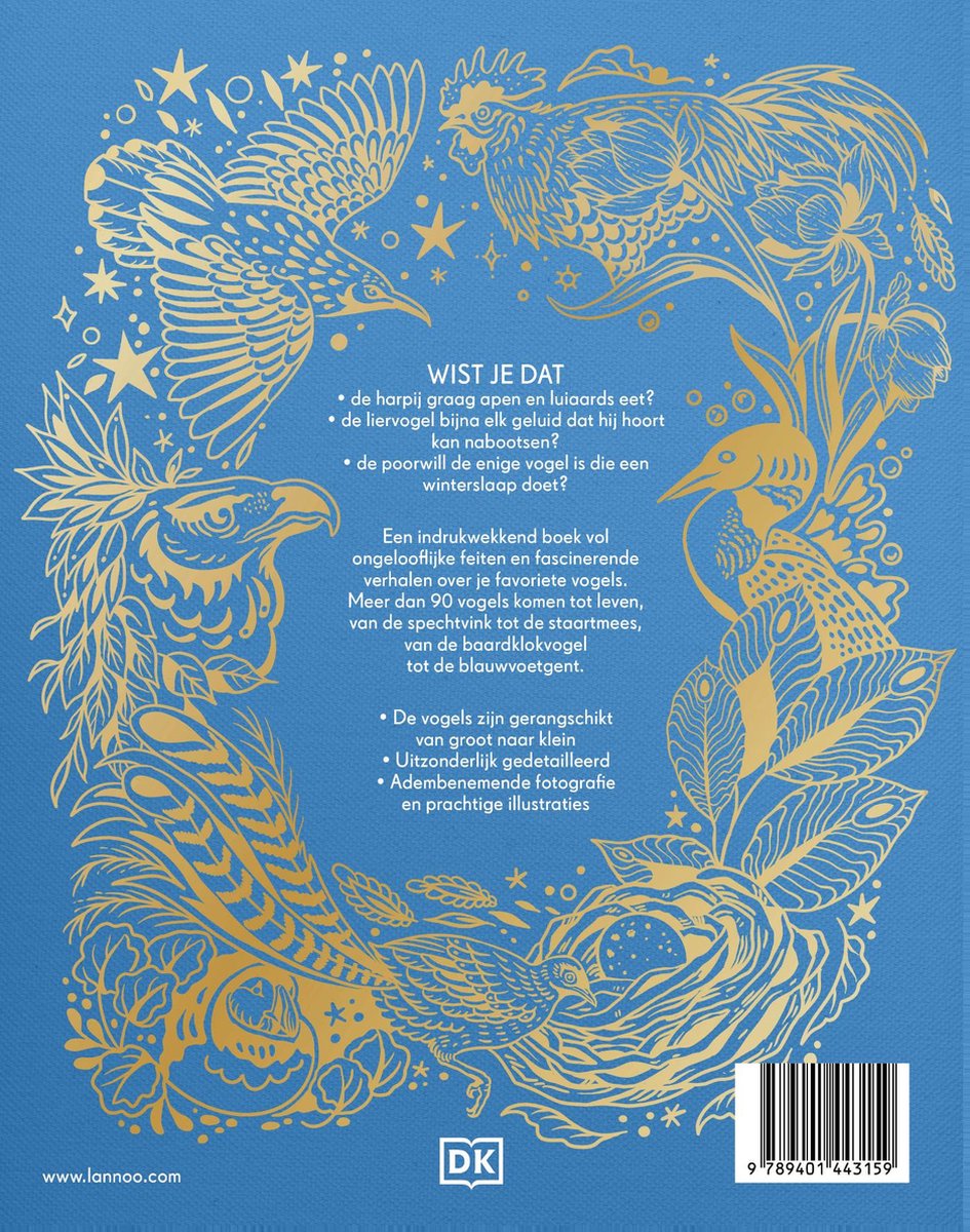 Het dikke boek van alle bijzondere vogels - back cover