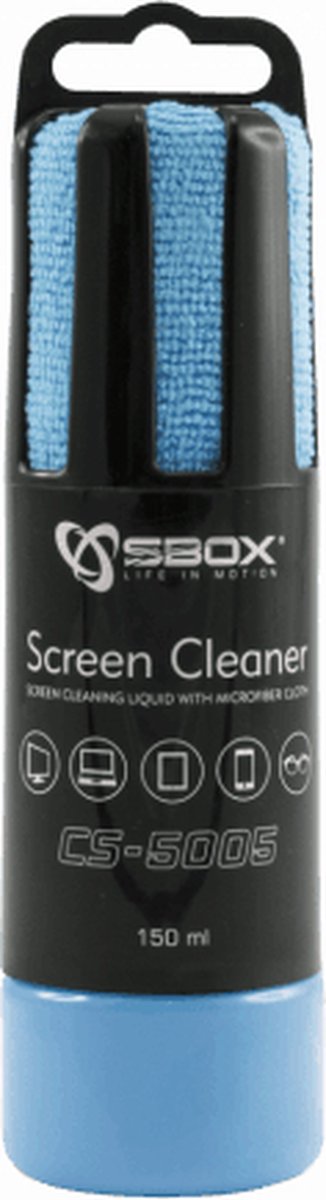 SBOX - CS-5005B - Screen cleaner - Blauw - 150ML