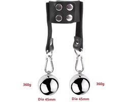 Extreem balzak gewicht - 2x 360g – Verstelbaar - Scrotum - Crusher - BDSM