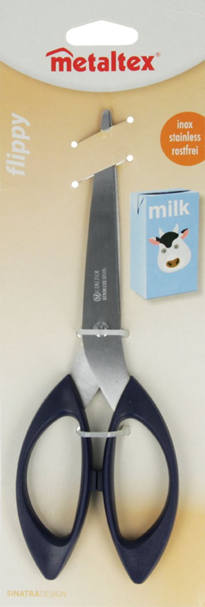 Metaltex Keukenschaar 28 Cm Rvs Wit/zilver