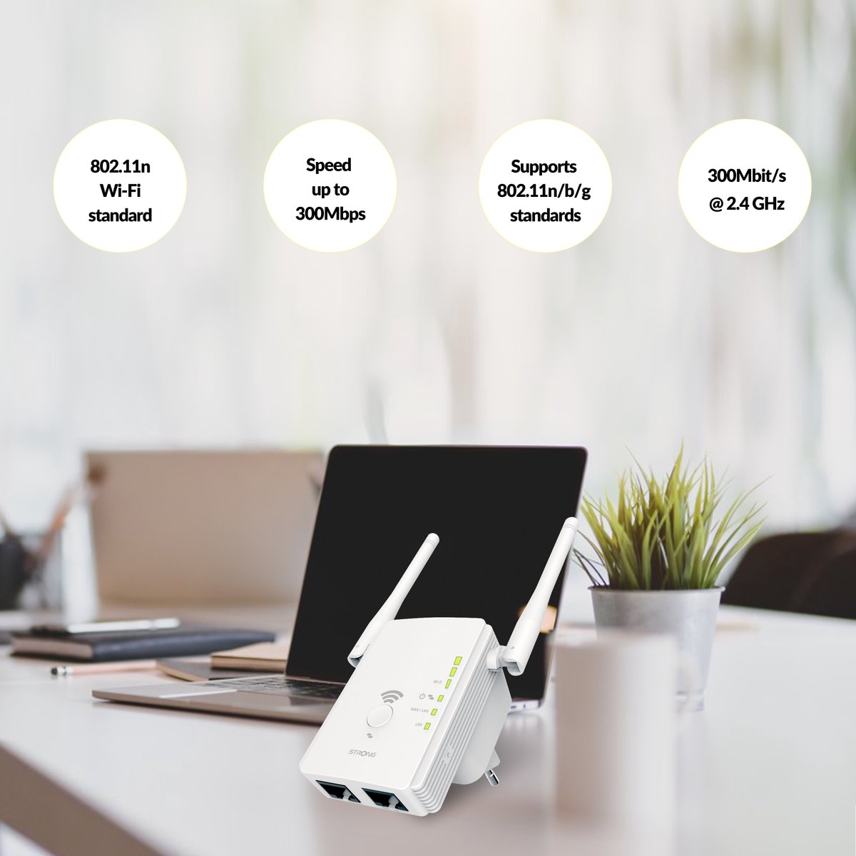 STRONG Wifi Versterker Repeater 300 - afbeelding 3