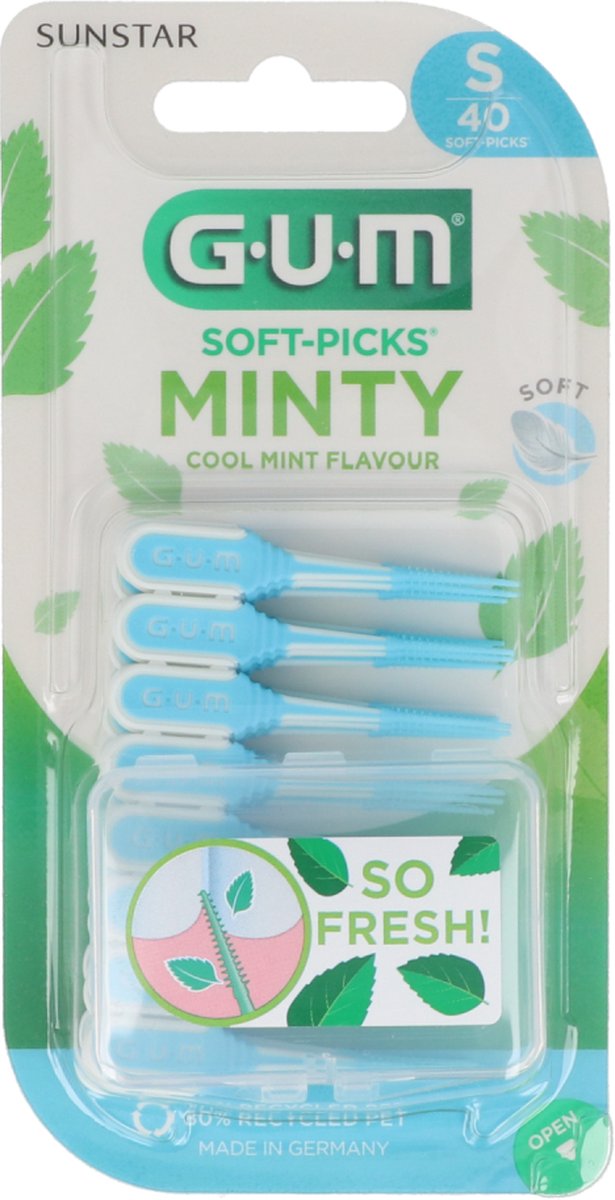 Bol.com GUM Soft-Picks Minty Small - 40 stuks aanbieding