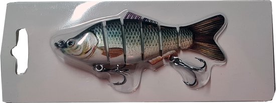Rospo outdoor - Swimbait-Zesdelig - karper - 10 cm- 20 gram met 2 dreggen. — afbeelding 3