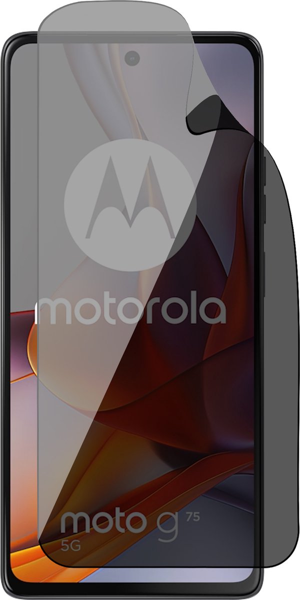 Privacy Screenprotector geschikt voor Motorola Moto G75 - 1x FlexGuard Screen Protector