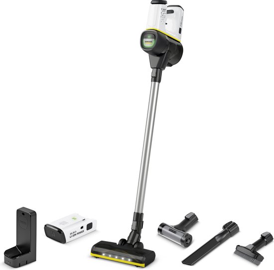 Kärcher VC 6 Cordless ourFamily Battery Plus draadloze stofzuiger - Extra accu - Accu 50 minuten - LED vloerzuigmond - HEPA filter