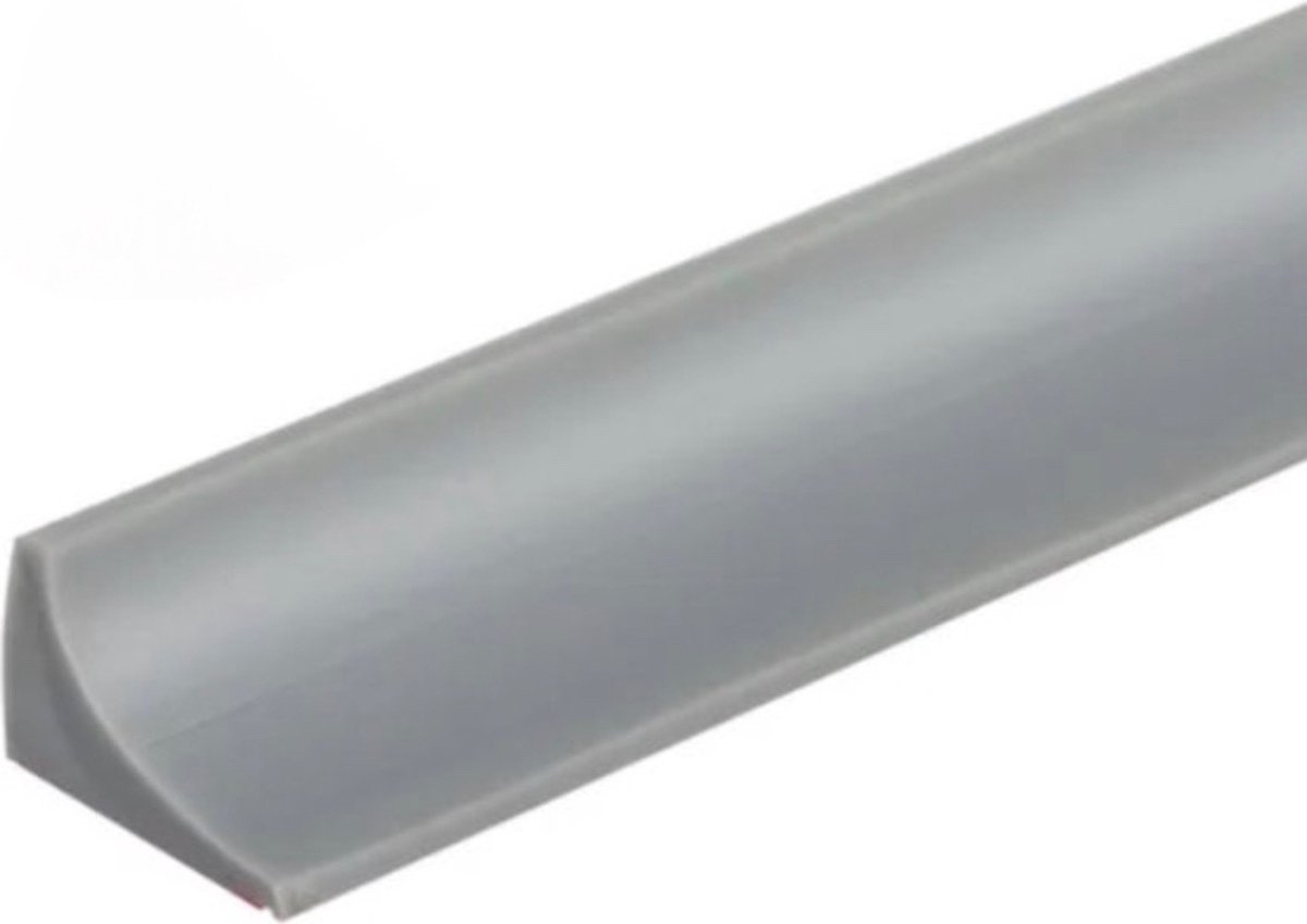 Grijs Zelfklevende Siliconen waterkering 200cm Douche Dorpel - Water stopper Badkamer - Water Dorpel Waterdorpel - Waterstopper 200cm Douchedeur - Douchebak - Douchegordijn - Water drempel - Zwembad