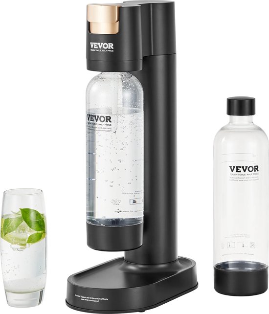 iSi 1060 Sodamaker Classic, 1,0 L, waterbubbler voor bruisend water, bubbler met PEN-fles van roestvrij staalgaas, kooldioxide voor water iSi 1060 Sodamaker Classic, 1,0 L, waterbubbler voor bruisend water, bubbler met PEN-fles van roestvrij staalgaas, kooldioxide voor water