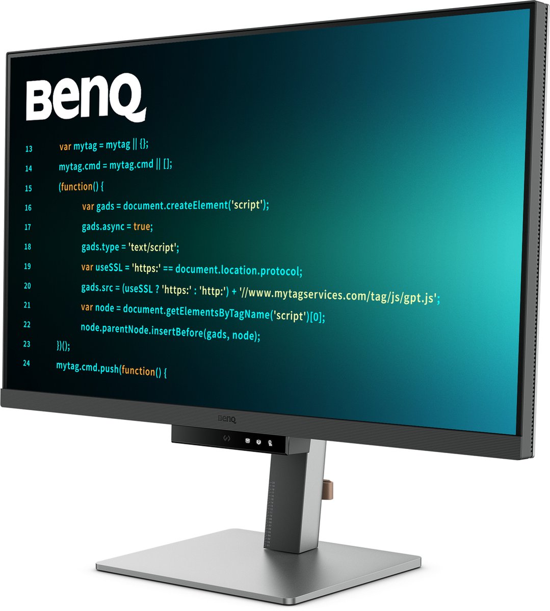 BenQ RD320U 32” 4K Eye-Care Programmeermonitor met 2000:1 contrastratio - Nano Matte Panel - MoonHalo - 90W USB-C - Codeermodi - Night Hours Protection - Ergonomisch design- Eye Care-technologie
