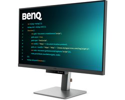 BenQ RD320U 32” 4K Eye-Care Programmeermonitor met 2000:1 contrastratio - Nano Matte Panel - MoonHalo - 90W USB-C - Codeermodi - Night Hours Protection - Ergonomisch design- Eye Care-technologie