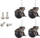 Meubelonderzetters, rubber, 4 stuks