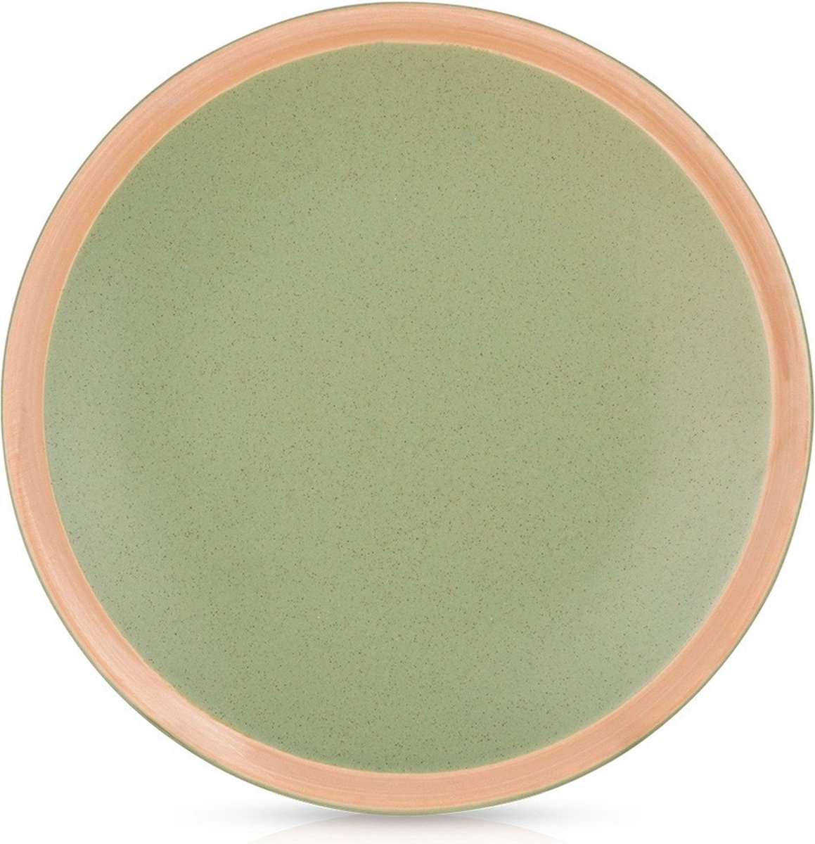 Dessertbord Keramiek Groen ARTHENA GREEN 21 cm - Taart Bordjes - Bord - Ontbijtbord - Borden