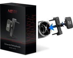 Nezr® Telefoonhouders auto - Geschikt voor Mercedes, Audi, Mini Cooper en meer - Gsm houder auto - Magnetisch - Telefoonhouder voor ronde ventilatierooster - Mercedes accessoires - Universeel - 360 graden rotatie