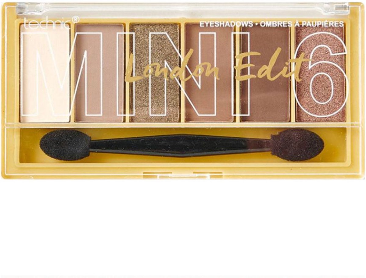 Goedkoopste Technic Mini 6 Oogschaduw Palette - London Edit