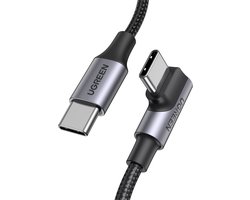 Ugreen 70645 - USB-C naar USB-C 90°hoek kabel 2 meter