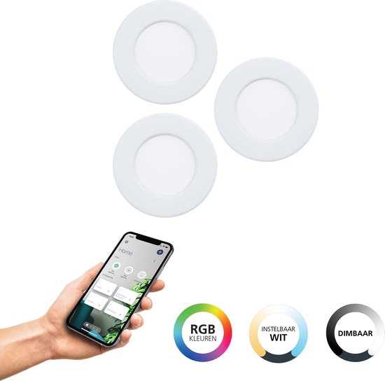 EGLO Fueva 6-Z Slimme Inbouwspot