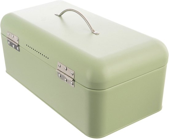 Corbeille à pain Métal Vert VERT 42,5x23x20 cm - Boîte - Boîte