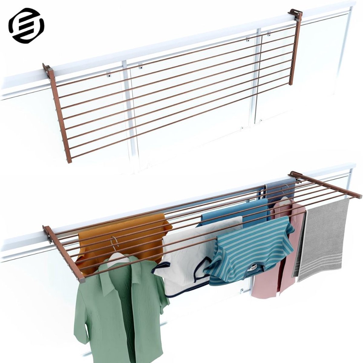 Goedkoopste Equivera Droogmolen Camping - Droogmolen - Droogrek Camping - Wasmolen Camping - Droogmolen Caravan - Washanger - Must have!