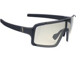 BBB Cycling Chester Narrow PH - Fietsbril Meekleurende Glazen - 100% UV Bescherming - Wielren Bril Heren en Dames - Smalle Pasvorm - Fotochromatische Sportbril - Zwart - BSG-73PH