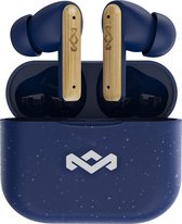 House of Marley Little Bird Draadloze Oordopjes - Bluetooth Oortjes Draadloos - 24 uur Batterijduur - Eco Friendly Design - Quickcharge - Touchbediening - Blauw